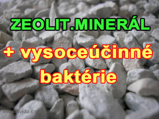 .ZEOLAGUN - zeolitový minerál + ÚČINNÉ BAKTÉRIE (směs mikrobiologických kultur a enzymů určených pro ekologické čištění vody)