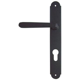 STEN štítové kování na dveře rozteč 72 mm  FAB Elegant-antik černá