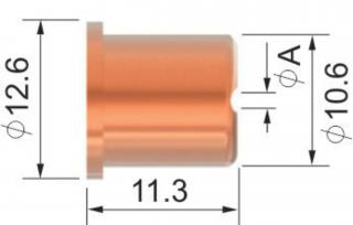 Dýza PARKER SCB 50 - 1,0 mm (50 A) - řezání s odstupem