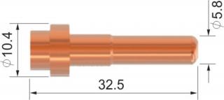 Elektroda PARKER SCB 50 - dlouhá