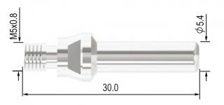 Elektroda SCP 40/60, PT-60, HS-60 - dlouhá