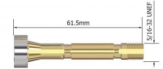 Kleština T2GL10 pro hořáky arc T2/T3W - s plynovou čočkou - 1,0 mm