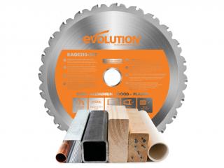 Pilový kotouč EVOLUTION RAGE 210 mm - multifunkční