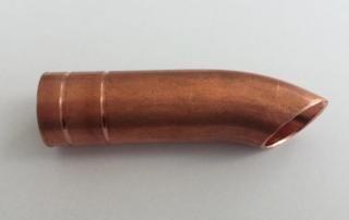 Plynová hubice BINZEL MB 15 - zahnutá - délka 68 mm