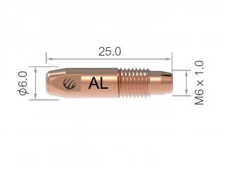 Průvlak ARC M M6/6/25, E-Cu - 0,8 mm (pro AL)