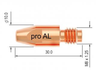 Průvlak BINZEL M6/8/28, E-Cu - 1,0 mm (pro AL)