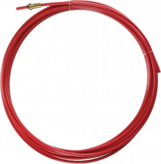 Teflonová trubička BINZEL - 1,0 - 1,2 mm - červená - 2,0 x 4,0 x 3500 mm