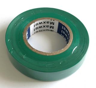 Izolační páska PVC zelená 15 mm x 20 m