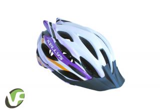 Cyklistická přilba Kellys Dynamic white / alpine purple