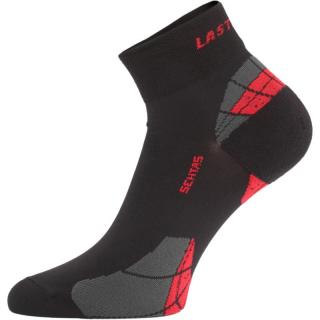 Cyklo ponožky Lasting CTF černé/červené