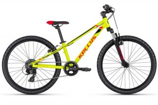 Dětské kolo Kellys Kiter 50 neon yellow 24