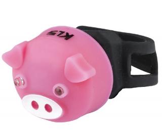 Zadní blikačka KLS Piggy pink (růžová)