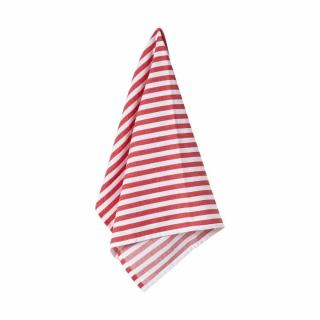 Bavlněná utěrka Classic Red Stripes Casafina set 2 ks 70x50 cm