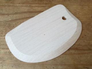 Dřevěná špachtle Velikost: ovál 12 x 8 cm