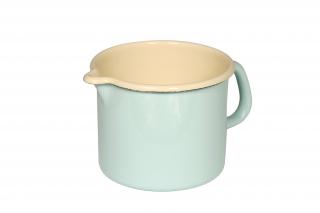 Kastrůlek Riess Classic Turquoise s nálevkou ø 14 cm 1700 ml