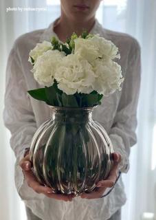 Křišťálová váza Maria kouřová
