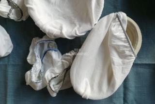 Ochranná látka z bavlny na ošatky na chleba Velikost: ošatky ovál 1 kg