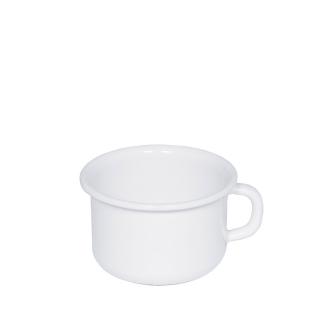 Šálek na kávu Riess Classic White smaltovaný ø 10 cm 400 ml