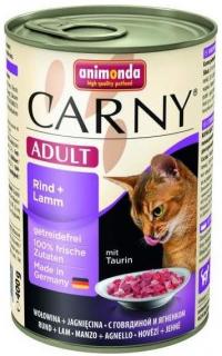 Animonda Carny Adult konzerva - hovězí, jehněčí 400g
