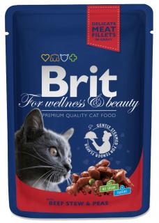 Brit Premium Cat kapsička s treskou v omáčce 100g