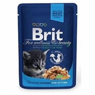 Brit Premium Kitten kapsička kuřecí 100g