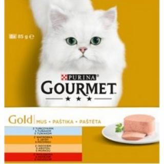 Gourmet Gold Multipack konzerv 8x85g čtyři příchutě