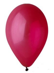 Balónky pastelové bordó - 1ks (Balónek pastelový latexový)
