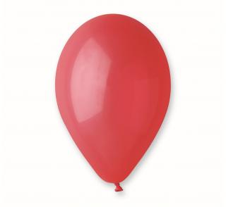 Balónky pastelové červené - 1ks (Balónek pastelový latexový)