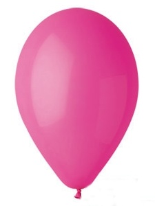 Balónky pastelové fuchsie - 1ks (Balónek pastelový latexový)