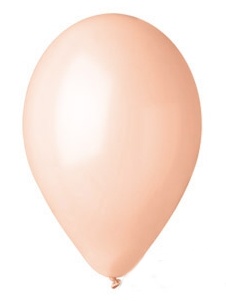 Balónky pastelové lososové - 1ks (Balónek pastelový latexový)