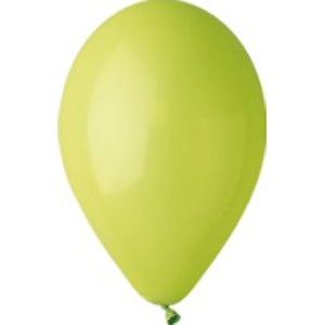 Balónky pastelové světle zelené - 1ks (Balónek pastelový latexový)
