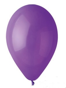 Balónky pastelové tmavě fialové - 1ks (Balónek pastelový latexový)