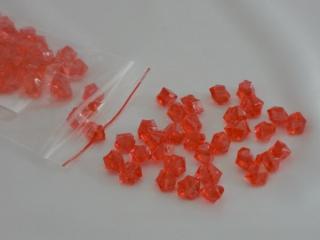 Kamínky 10-15mm - červené (Dekorativní kamínky - rozměr 10-15mm - 50)
