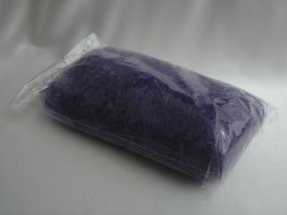 Sisal - tmavě fialový - 30g - DOPRODEJ (Bělené a barvené sisalové vlákno)
