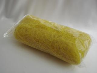 Sisal - žlutý - 30g (Bělené a barvené sisalové vlákno)