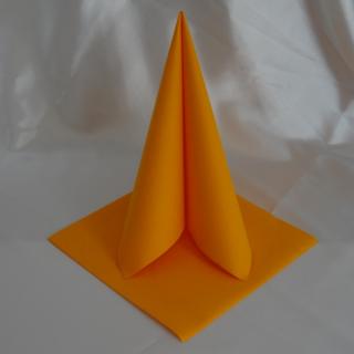 Ubrousky AIRLAID 40x40 cm - pomerančové - 1ks (Ubrousek nejvyšší kvality AIRLAID imituje klasický plátěný ubrousek)