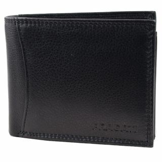 Luxusní pánská kožená peněženka černa Guru Pragati 5600