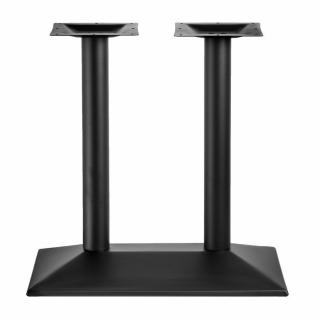 Černá dvojitá stolová podnož 38x70x72 cm