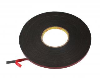 Černá oboustranná pěnová lepicí páska 30 m Rozměr: 12 mm