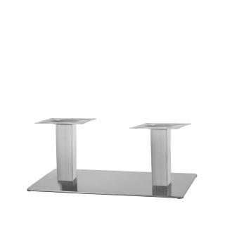 Dvojitá nerezová stolová podnož 45-110cm Výška: 45 cm