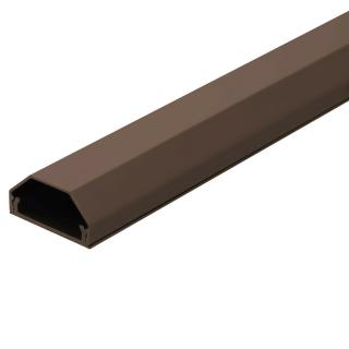 Hliníkový profil / kabelová lišta 75 cm Barva: Hnědá, Samolepicí páska: Ano, Šířka profilu: 33 mm