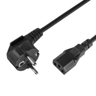 Napájecí kabel s koncovkou C13 1,2-10m Délka: 1,2 m