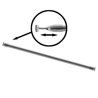 Nerezová rozpěrná tyč na sprchový závěs Rozměr: 110 cm