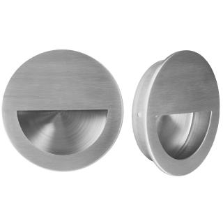 Nerezová zápustná úchytka - kulatá Průměr otvoru: 90 mm
