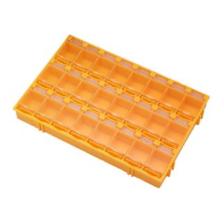 Organizér - úložný box pro SMD/SMT součástky 156x105x18 mm Barva: Oranžová