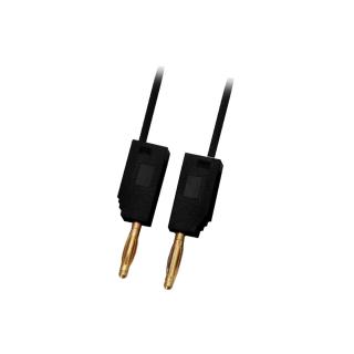 Testovací / laboratorní kabel Ø2 mm Barva: Černá, Rozměr: 100 cm