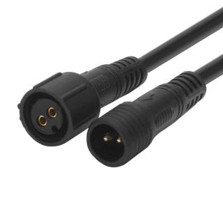 Vodotěsná kabelová spojka - rovná IP65 Délka: 100 cm, Počet pinů: 2 piny