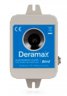 Deramax Bird - ultrazvukový plašič ptáků na 300 m²