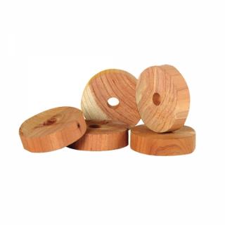 Kroužky z cedrového dřeva proti molům 10 ks