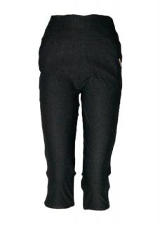 Dámské černé tříčtvrteční kalhoty Velikost: M